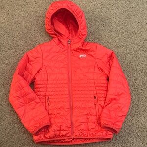 REI Vibrant Red Quilted Jacket